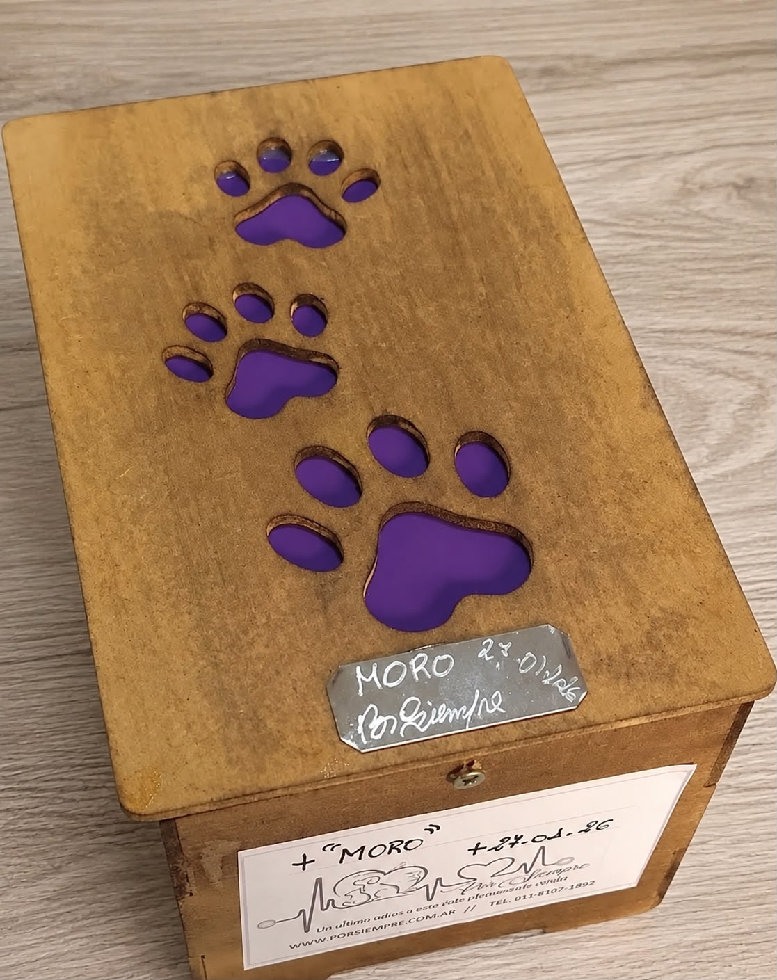 Urna personalizada artesanal